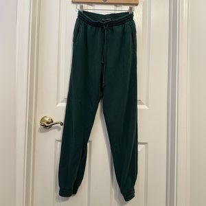 Brandy Melville Dark Green Sweatpants